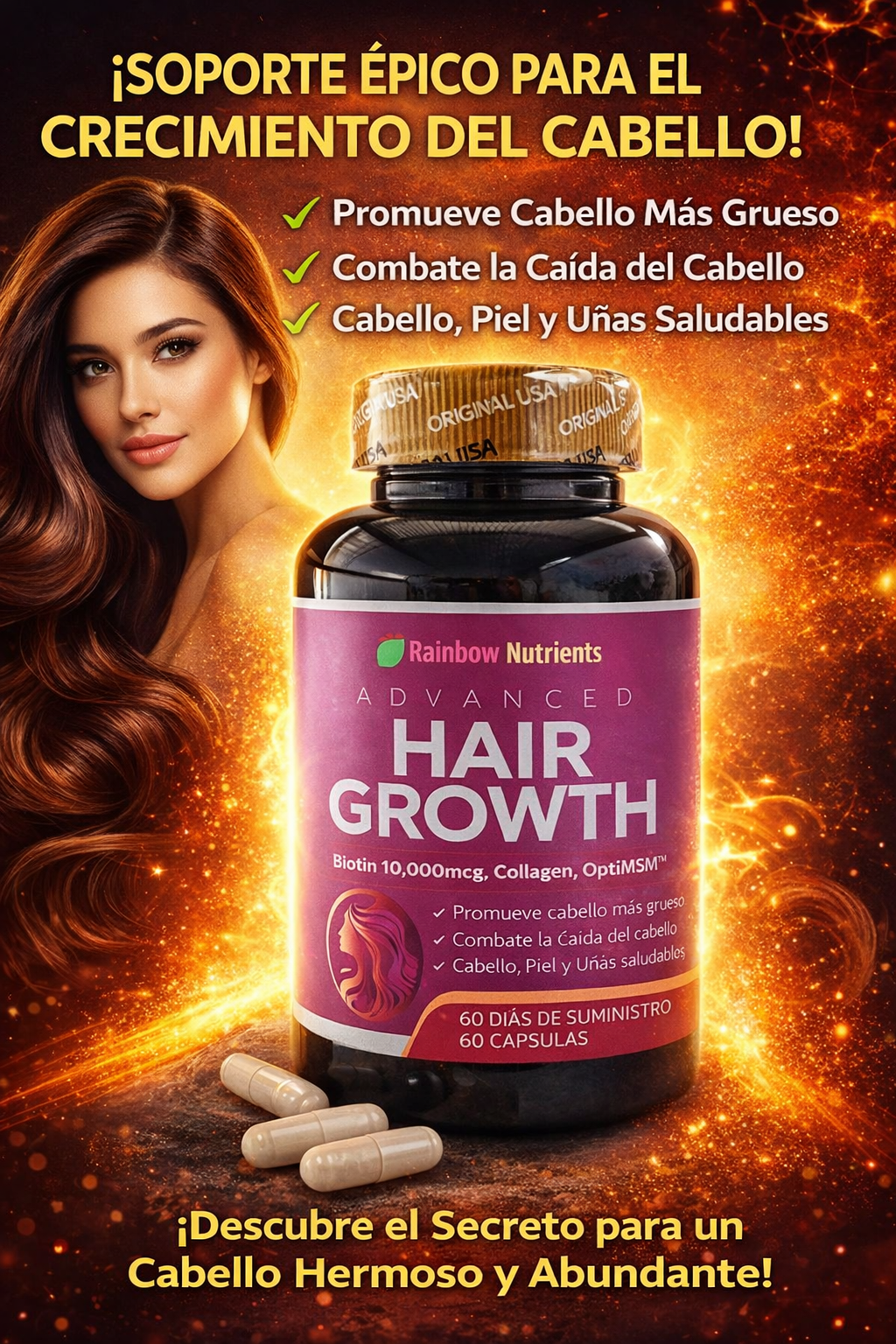 SUPLEMENTO PARA TU CABELLO - HAIR GROWTH