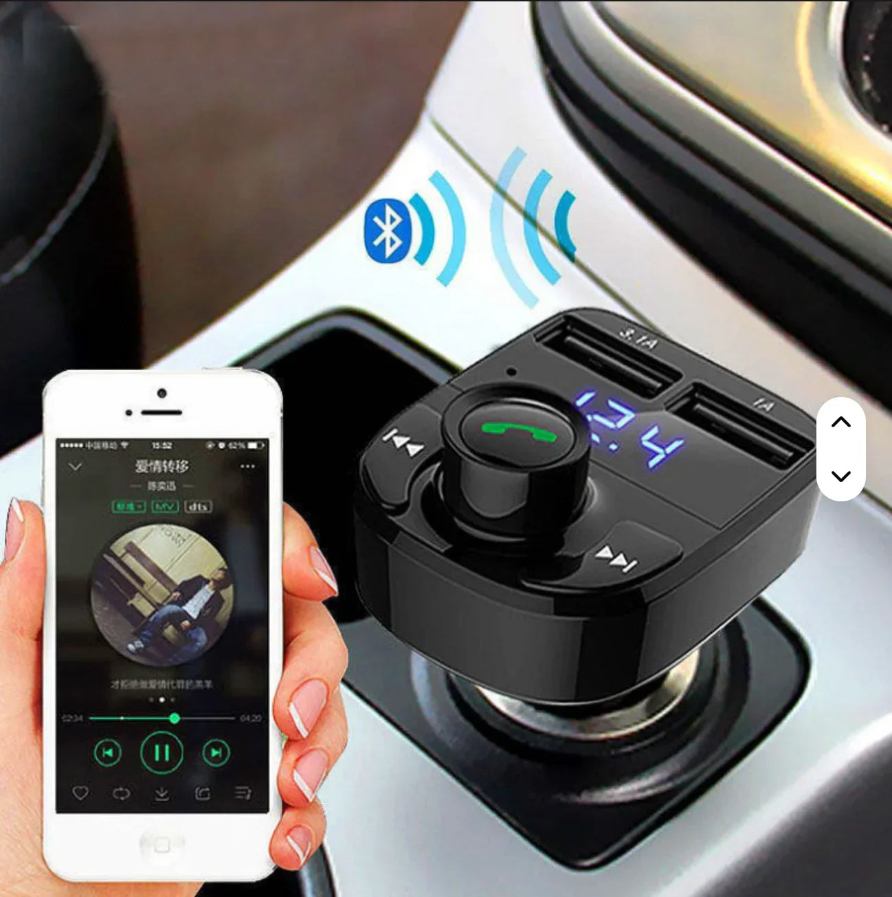 Transmisor Bluetooth para carro